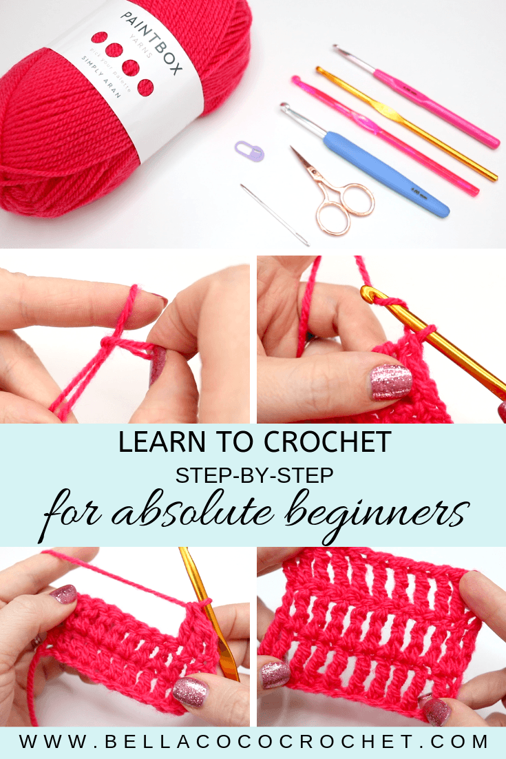 HOW TO CROCHET FOR ABSOLUTE BEGINNERS