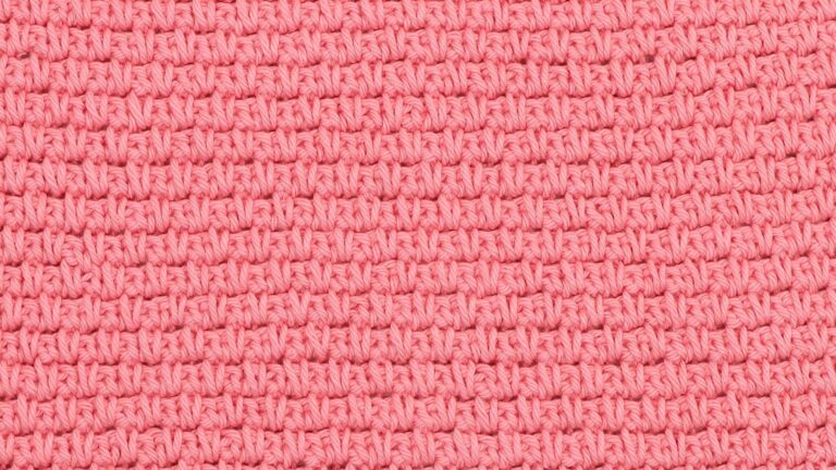 How to Crochet Double Linen // Moss Stitch