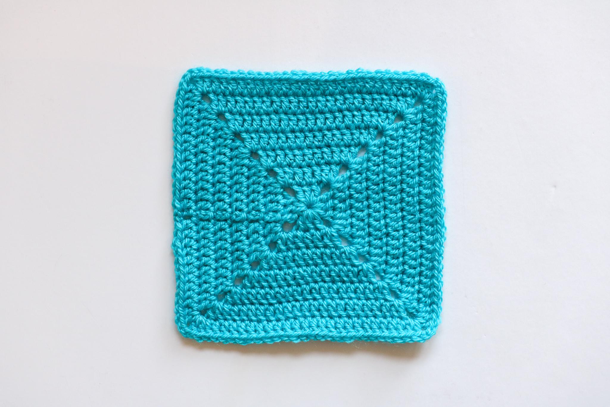 Solid Granny Square Pattern  Crochet Granny Square Pattern