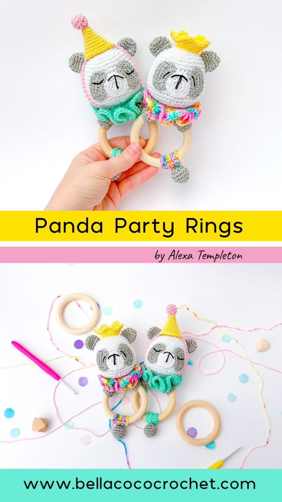 Panda Party Rings by Alexa Templeton