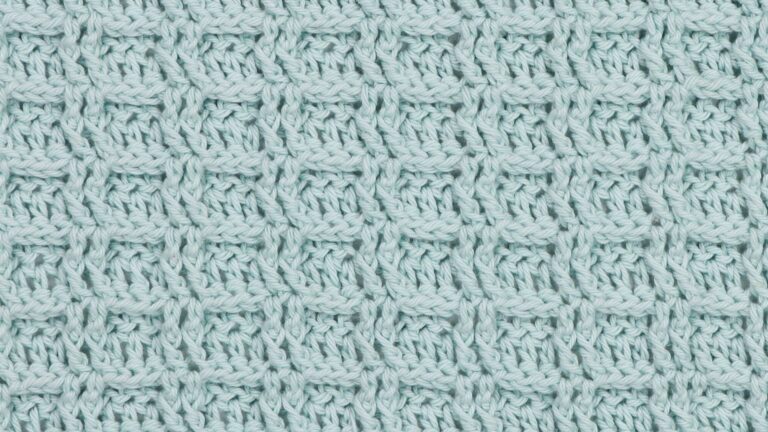 Double Waffle Stitch – Free Crochet Tutorial