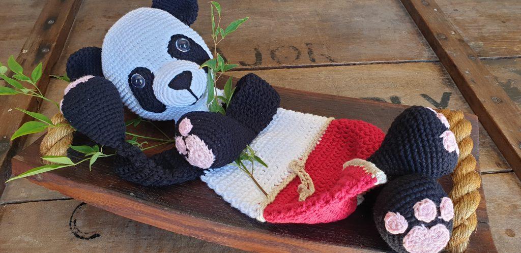 Giant Crochet Panda