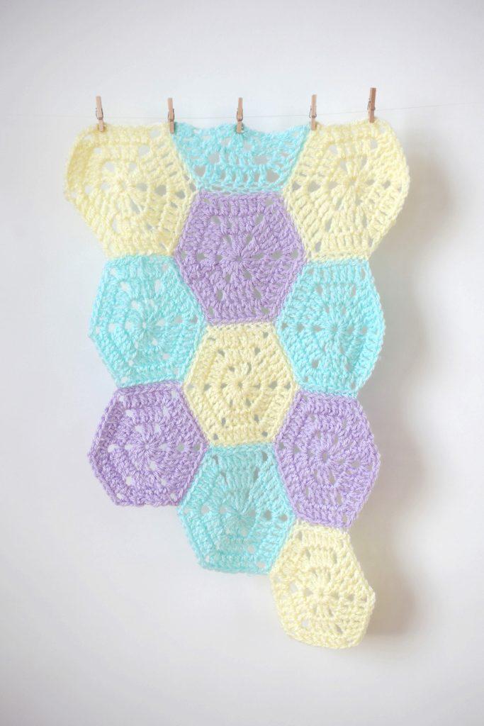 Crochet Solid Hexagon Tutorial