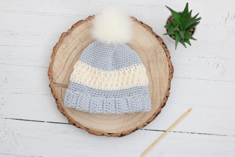 How to Crochet a Winter Beanie: Free Pattern Alaskan Delights Hat