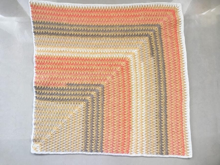 I Mitered Pined For You Crochet Blanket – Free Pattern