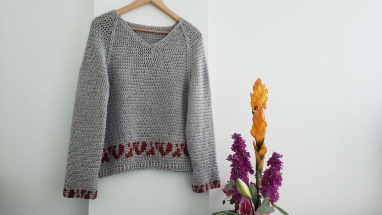 Bandia Crochet Sweater