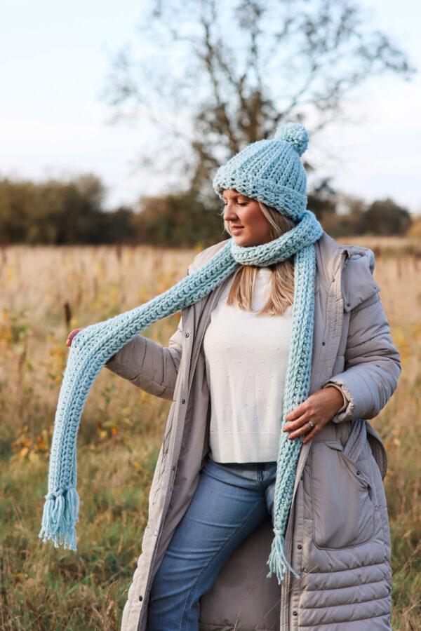 Chunky Crochet Hat & Scarf