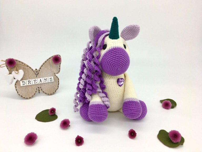 How to Crochet an Amigurumi Unicorn FREE Pattern
