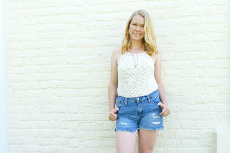 Summer Ties Crochet Tank Top – Free Pattern