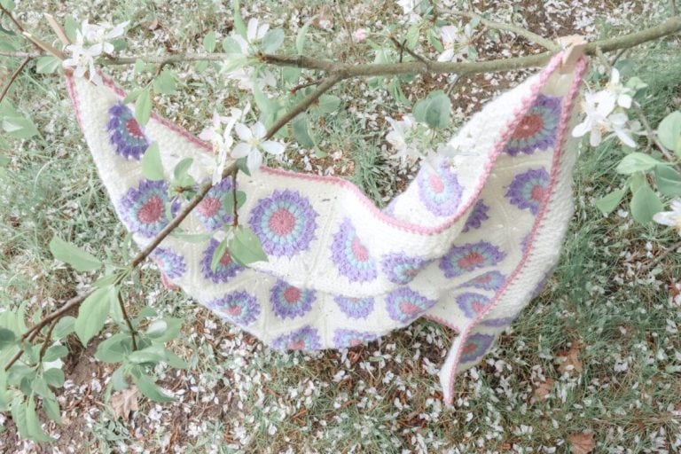 Sunburst Granny Blanket