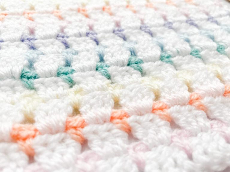 How to Crochet the Block Stitch: FREE Pattern