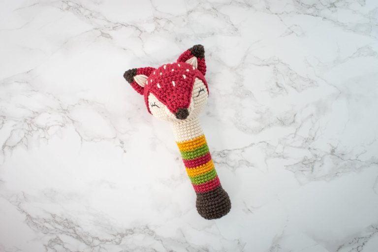 How to Crochet your own Amigurumi Fox Rattle