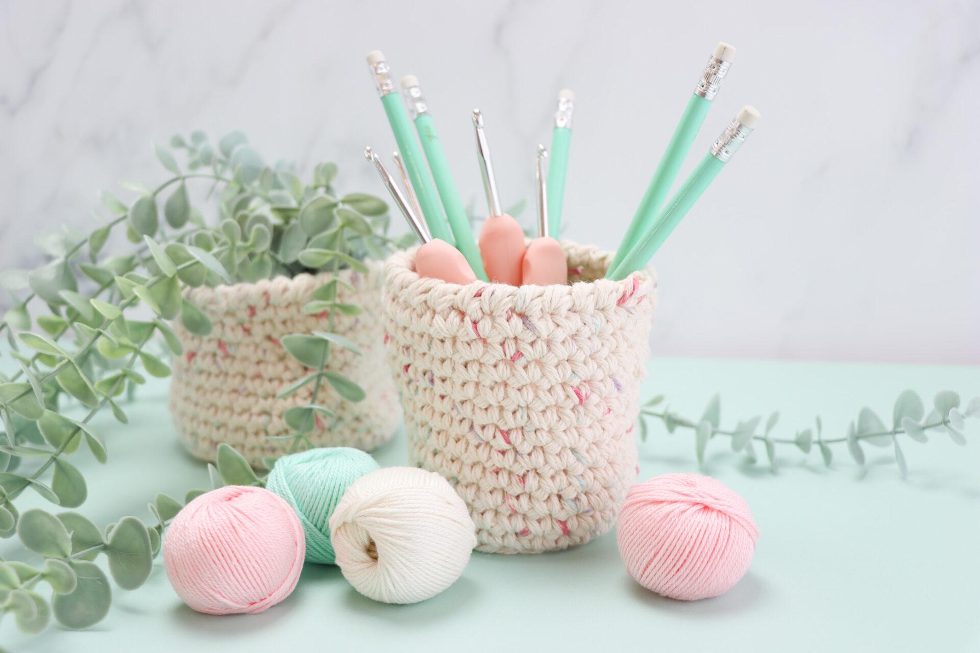 Crochet Yarn Basket