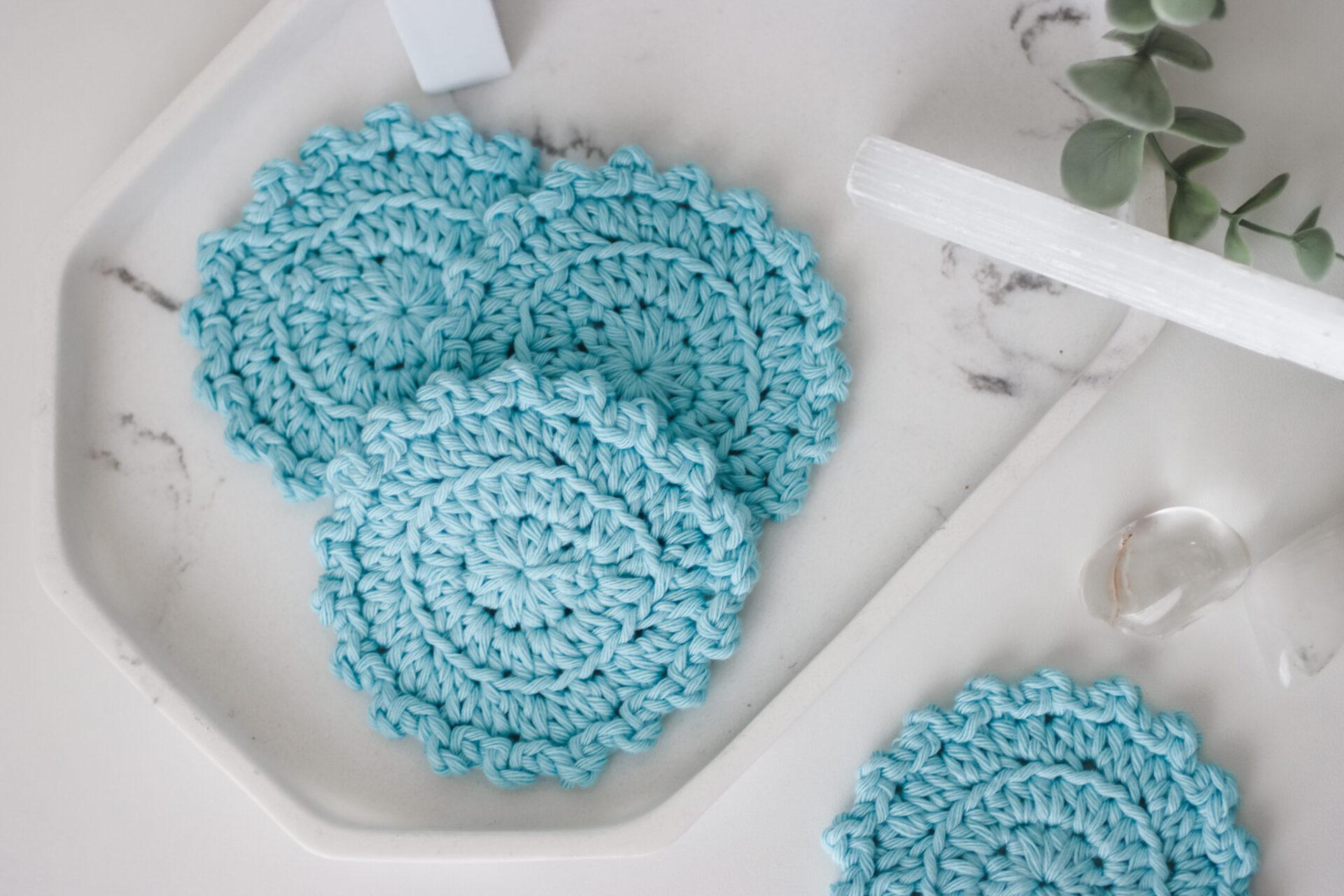 Learn how to Crochet Face Scrubbies