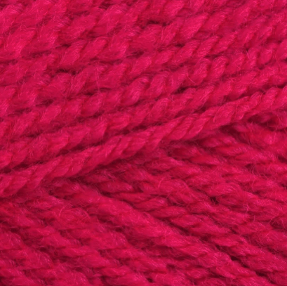 Bright pink yarn