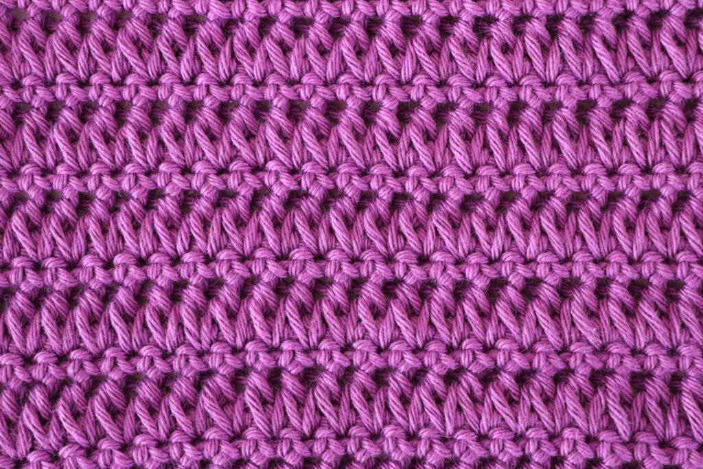 Forked Cluster Crochet Stitch