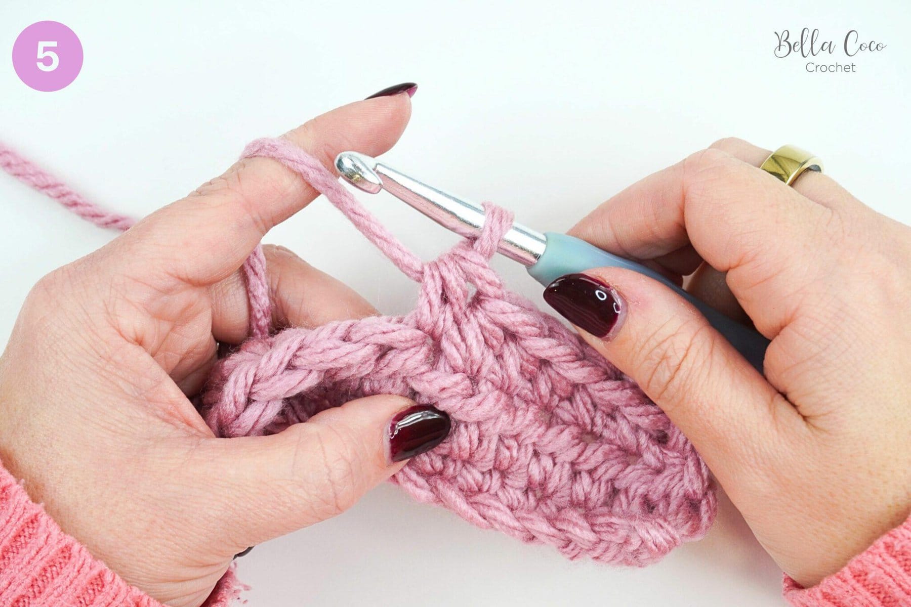 How To Crochet For Beginners: Free Step-by-Step Guide - Bella Coco Crochet