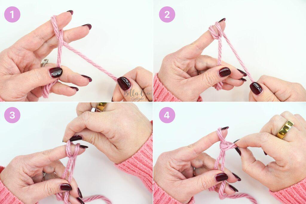 how to make a slip knot step by step
