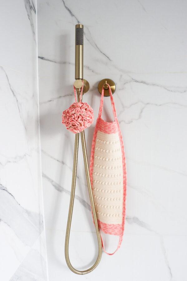 Learn How to Crochet A Two Piece Shower Set