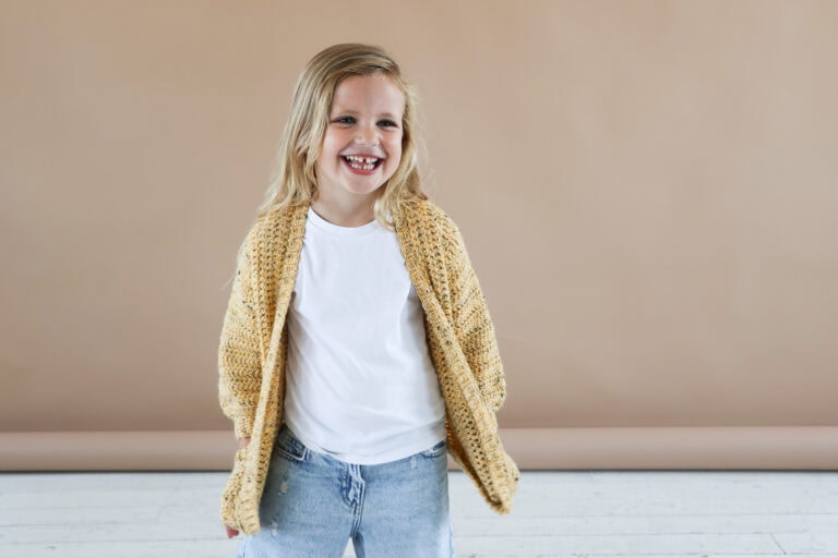 How to Crochet a Children’s Cardigan: Free Pattern