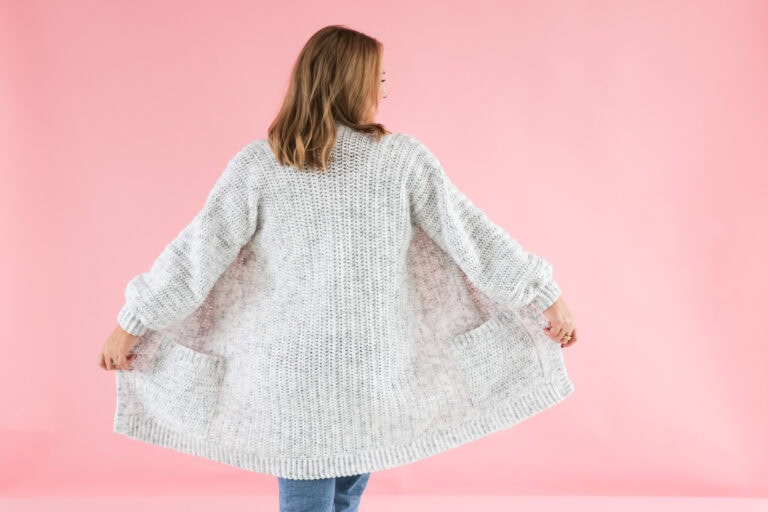 How to Crochet a Beginner-Friendly Cardigan: Free Pattern