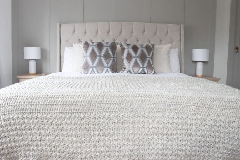 How to Crochet a Modern Textured Crochet Blanket