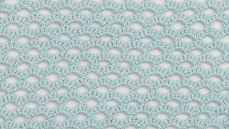 crochet eyelet stitch