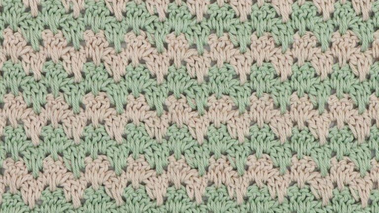 crochet granny spike stitch