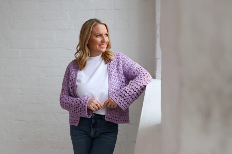 How To Crochet a Summer Cardigan: The Sharma Cardigan