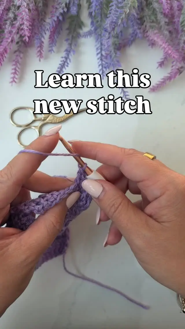 Learn to crochet this quick and easy stitch! Follow, then comment ‘COL’ and I’ll send you all of the links.

Let me show you step by step of how to crochet the beautiful colander stitch! 😍